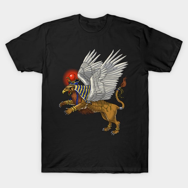 Ancient Egyptian Mythology Griffin T-Shirt by underheaven